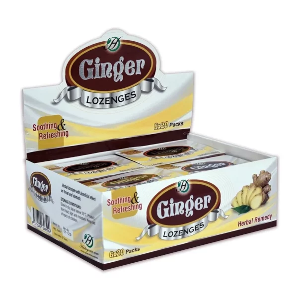 Ginger Lozenges – 6×20 packs - Image 2