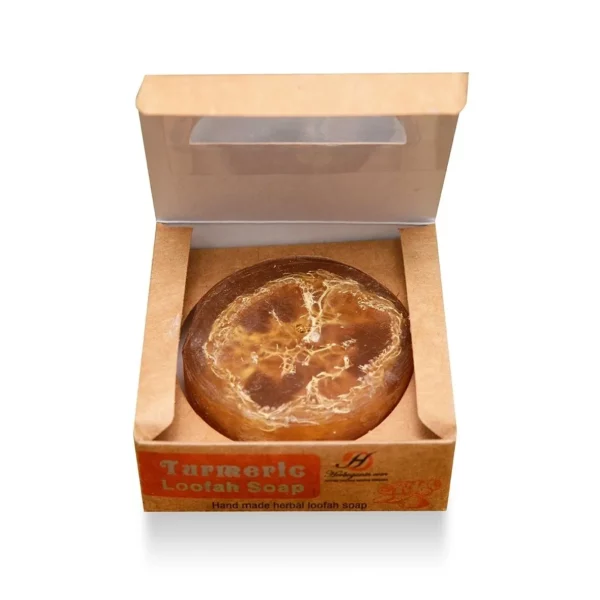 Turmeric Loofah Soap - 100g - Image 3