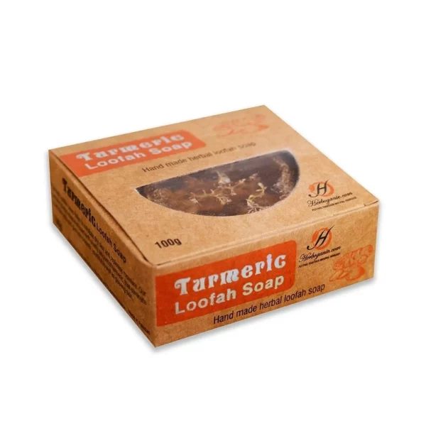 Turmeric Loofah Soap - 100g - Image 2